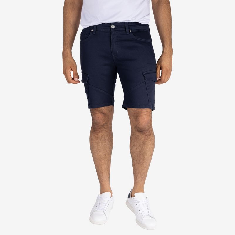 X RAY Men's Slim Commuter Shorts,Cargo Shorts in NAVY Size 38