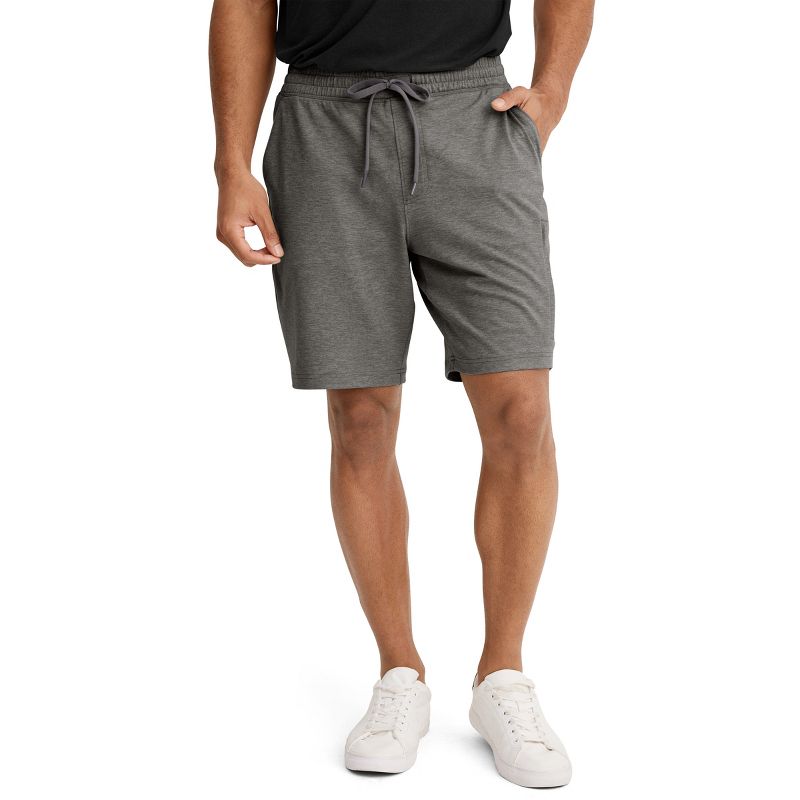 Jockey Men's EVERACTIVE 8.5" Knit Short M Slate Heather