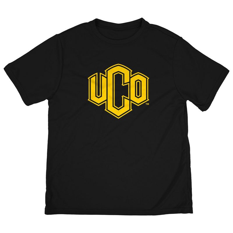 Boys' University of Central Oklahoma Sport T-Shirt Primary Logo Black X Small