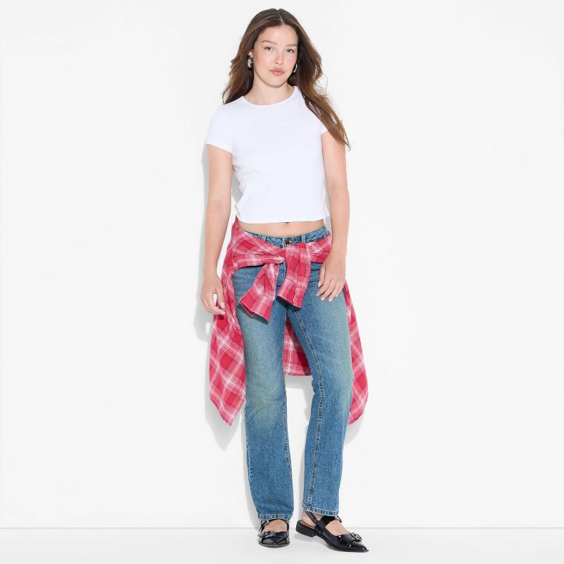 Women's Low-Rise Bootcut Jeans - Wild Fable™ Medium Wash 4