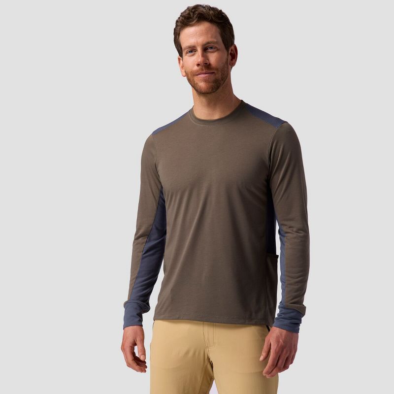 Backcountry, Slickrock Drirelease Long-Sleeve Tech T-Shirt - Men's, Kalamata/Turbulence, S