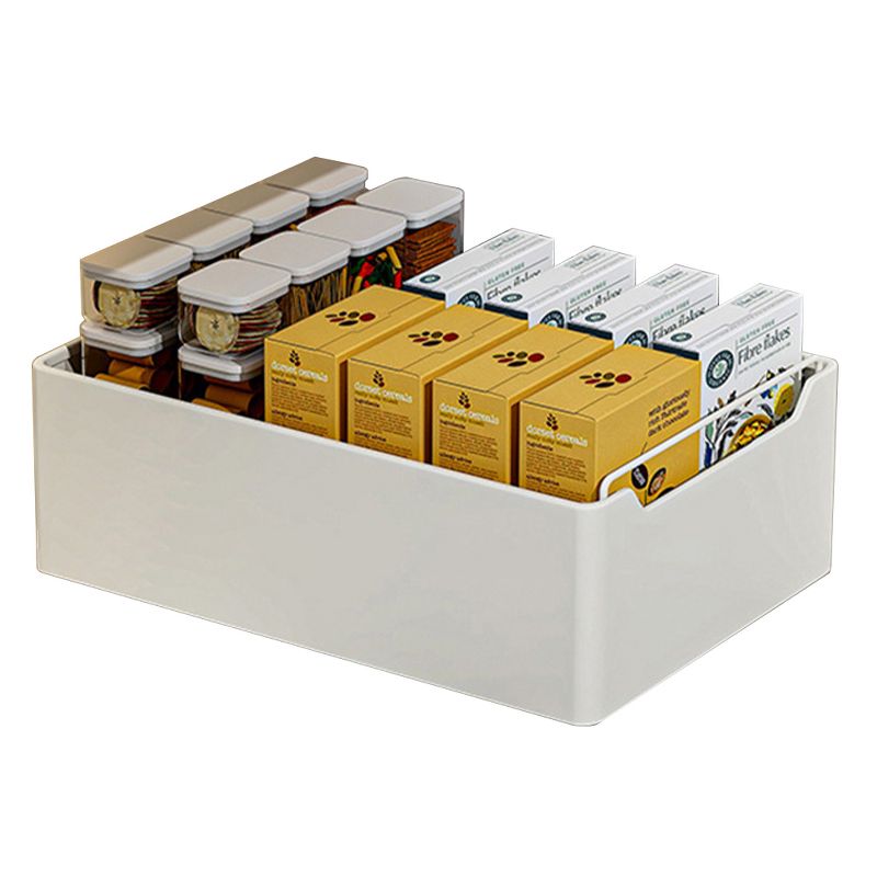 1PC Carbon Steel Pull Out Kitchen Cabinet Organizer Drawer Storage Basket, 16.93x5.51x11.81in