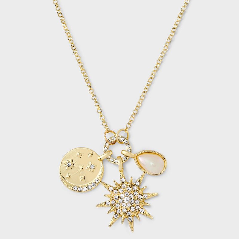 SUGARFIX by BaubleBar Midwinter Magic Charm Necklace - Gold