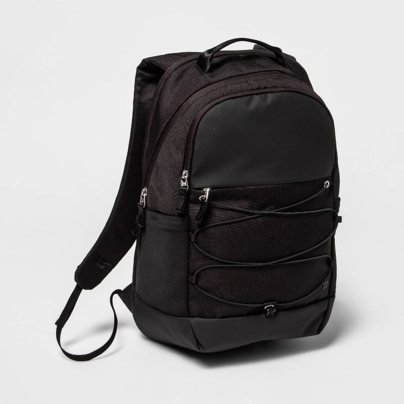 21L Sporty Backpack - All In Motion™ Black: Bookbag, Laptop Pocket, Water-Resistant