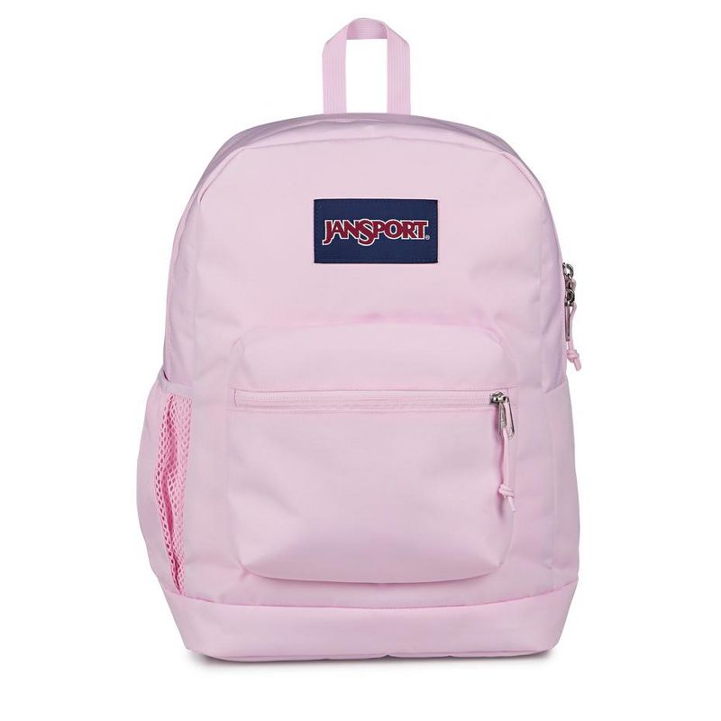 JanSport Cross Town Plus Laptop Backpack Pink Ice