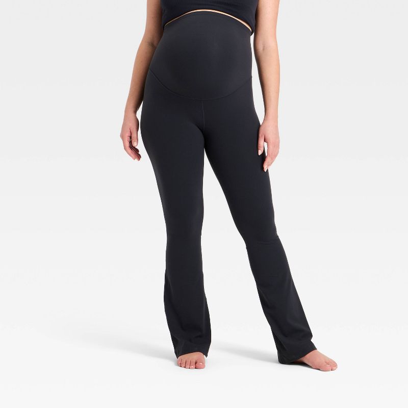 Everyday Soft Maternity Flare Leggings - All In Motion™ Black XS