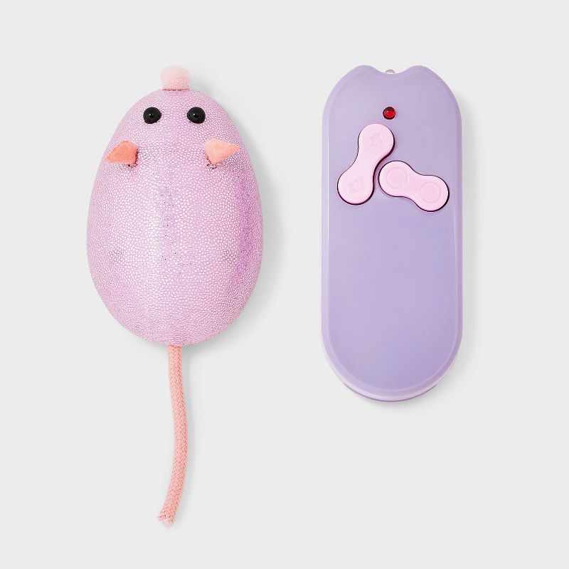 Electronic Mouse Teaser Cat Toy - Boots & Barkley™ Assorted Pink