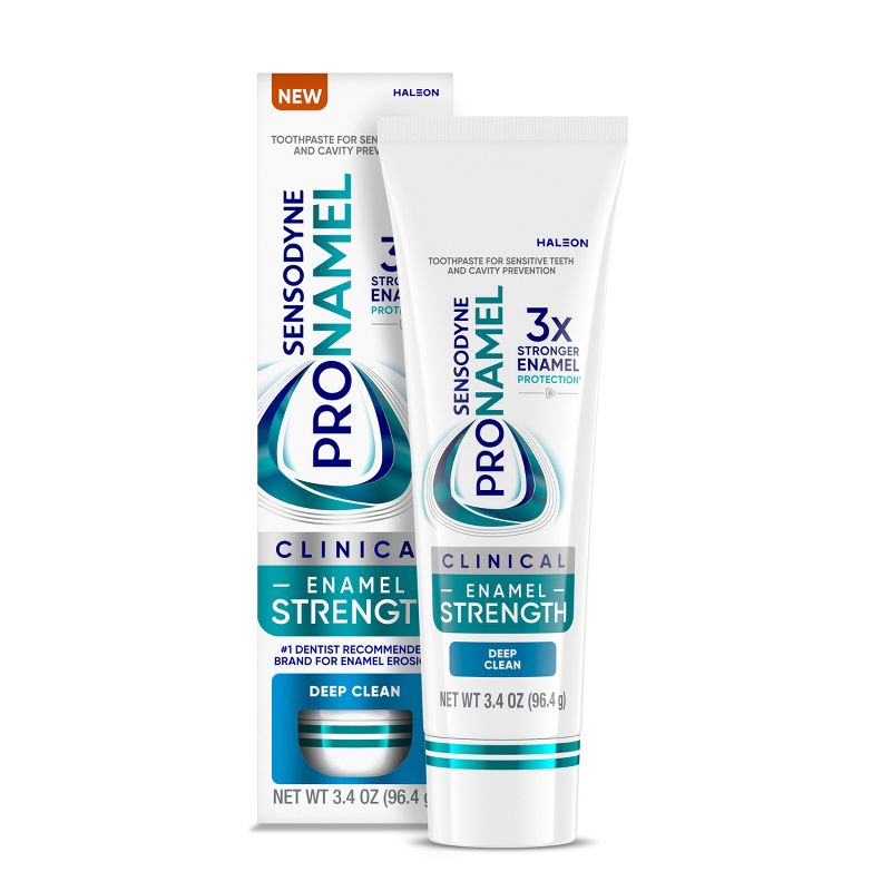 Sensodyne Pronamel Clinical Enamel Strengthening and Deep Clean Toothpaste - 3.4oz