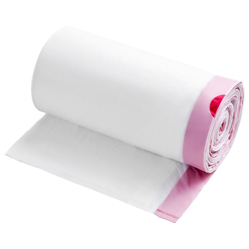 VEVOR Drawstring Trash Bags, 13 Gallon 110 Count Tall Kitchen Trash Bags, Extra Thick Fresh Scent Garbage Bag, Recyclable Bin Bag,White