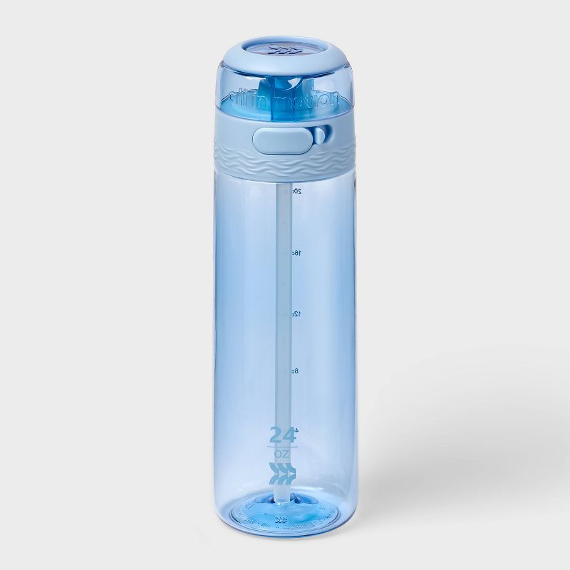 24oz Tritan Hydration Water Bottle - Light Blue - All in Motion™: Portable Plastic Drinkware