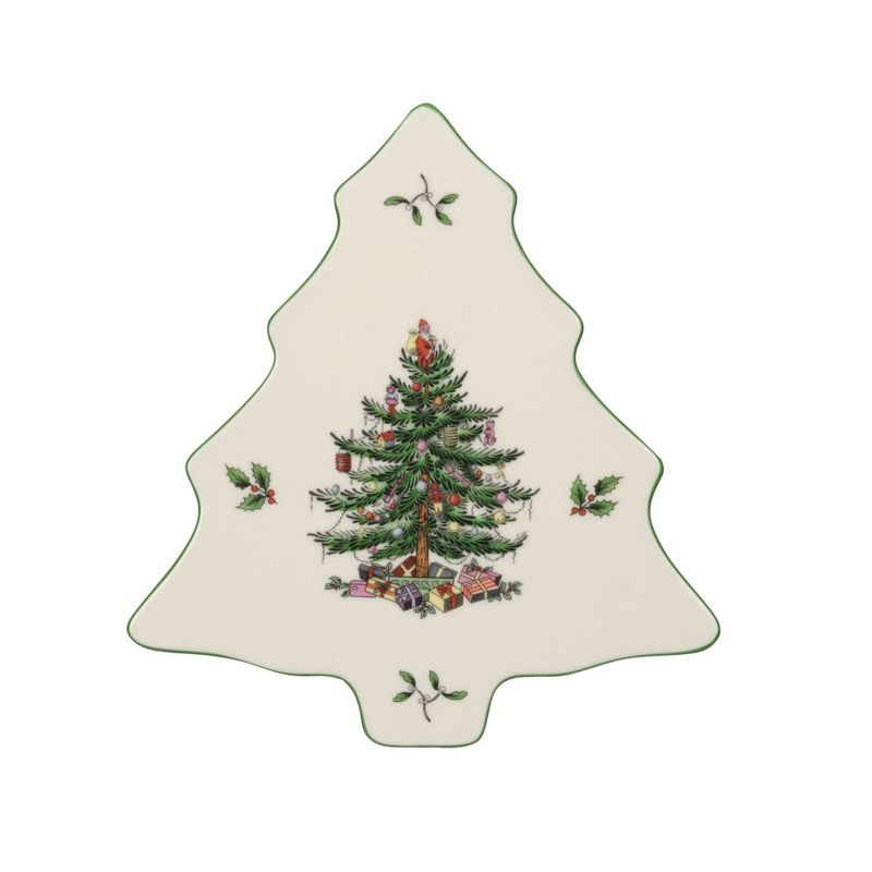 Spode Christmas Tree Tree Trivet - 8" Heat Resistant Trivet for Hot Dishes, Pans - Dishwasher Safe Kitchen Counter Trivet