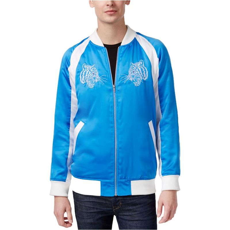 Jaywalker Mens Souvenir Tiger Track Jacket, electricblue, Medium