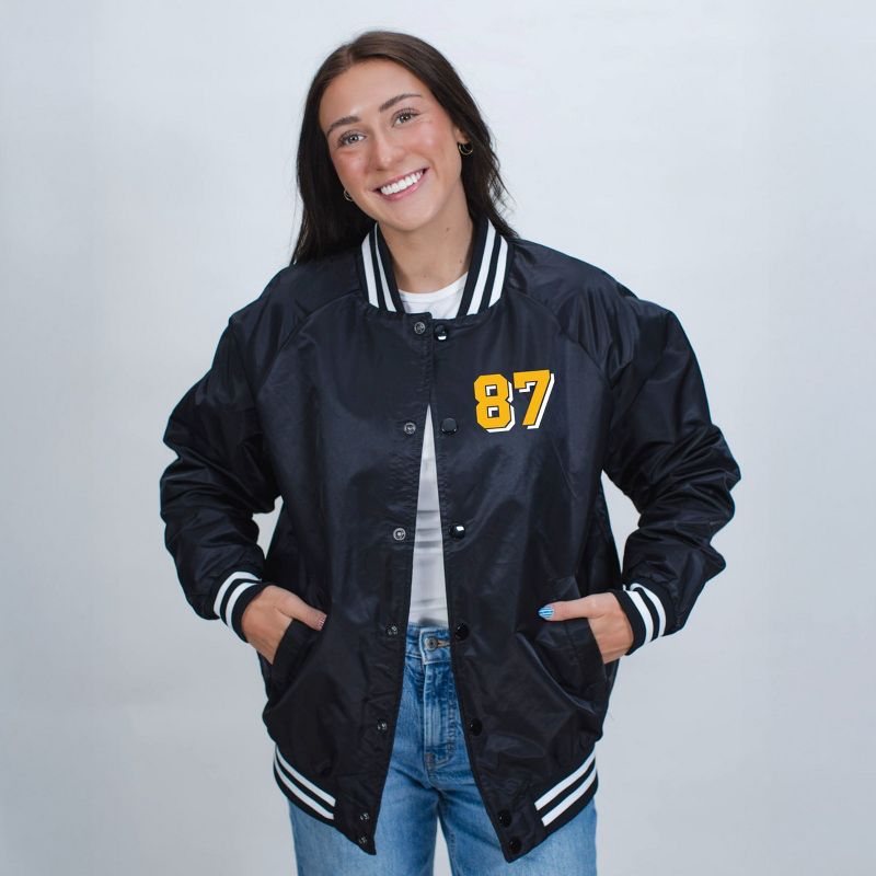 Taylor's Fiancé Number 87 Front And Back - Womens Bomber Jacket