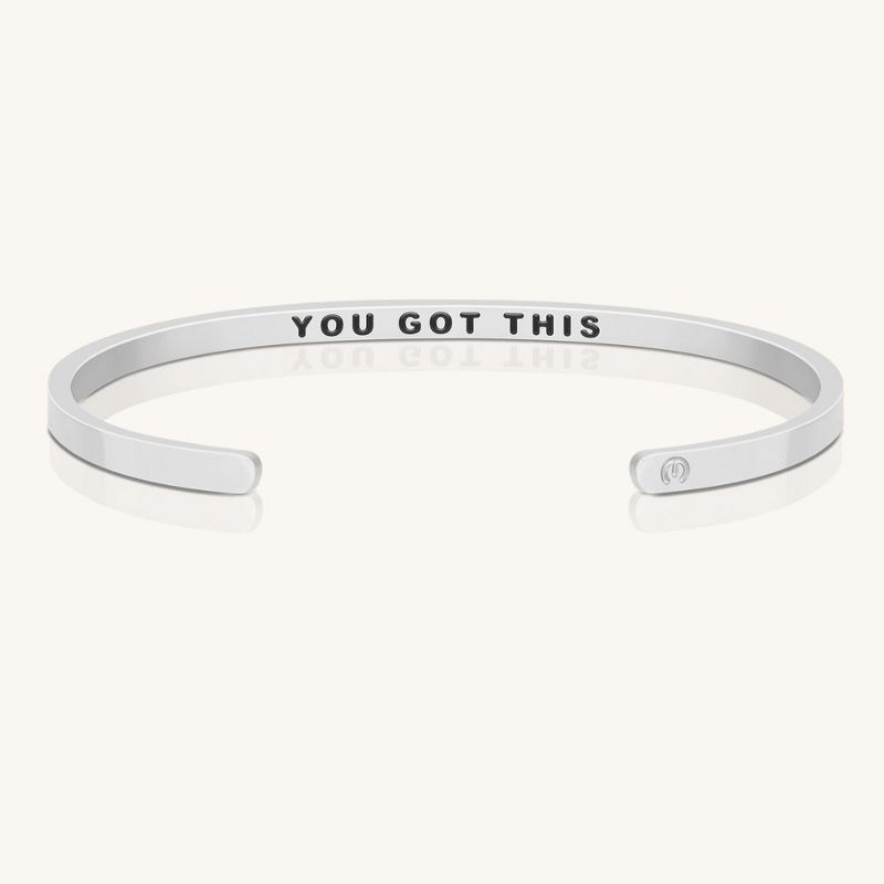 Mantra Jewelry - You Got This (inside) bracelet Silver One Size
