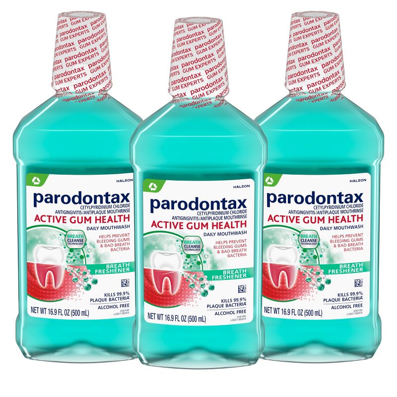 Parodontax Active Gum Health Breath Freshener 500ml/3pk
