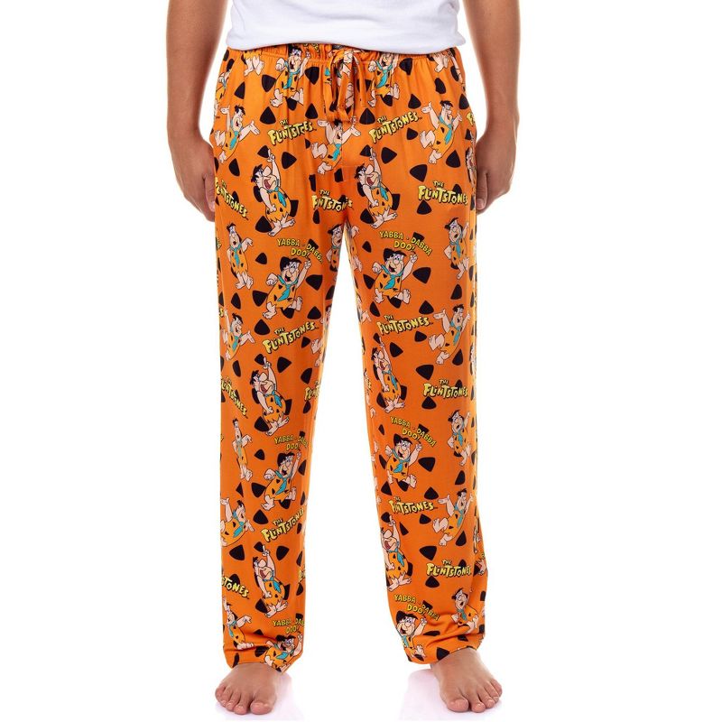 The Flintstones Men's Pajama Pants Fred Flinstone Yabba Dabba Doo Loungewear