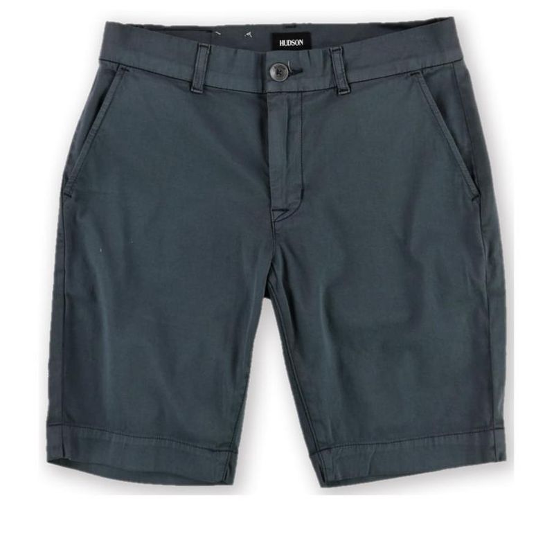 Hudson Mens Chinob Casual Walking Shorts, grey, 30