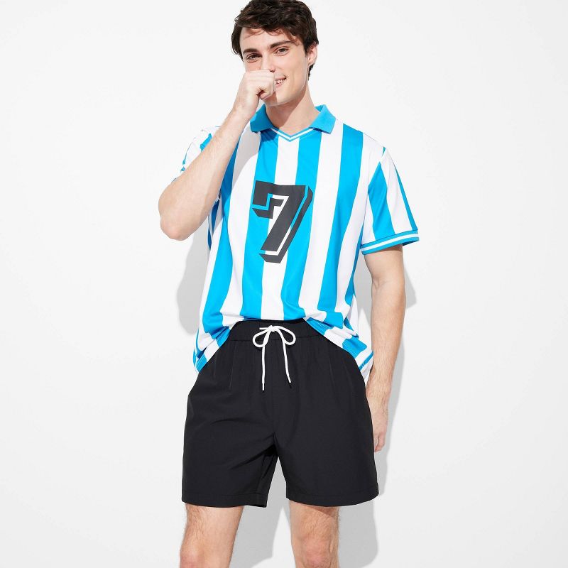 Men's 6" Woven Nylon Pull-On Shorts - Original Use™ Black M: Midweight, Stretch,