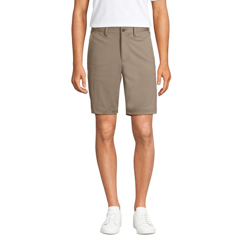 Lands' End Men's 9" Flex Golf Short - 38 - Khaki