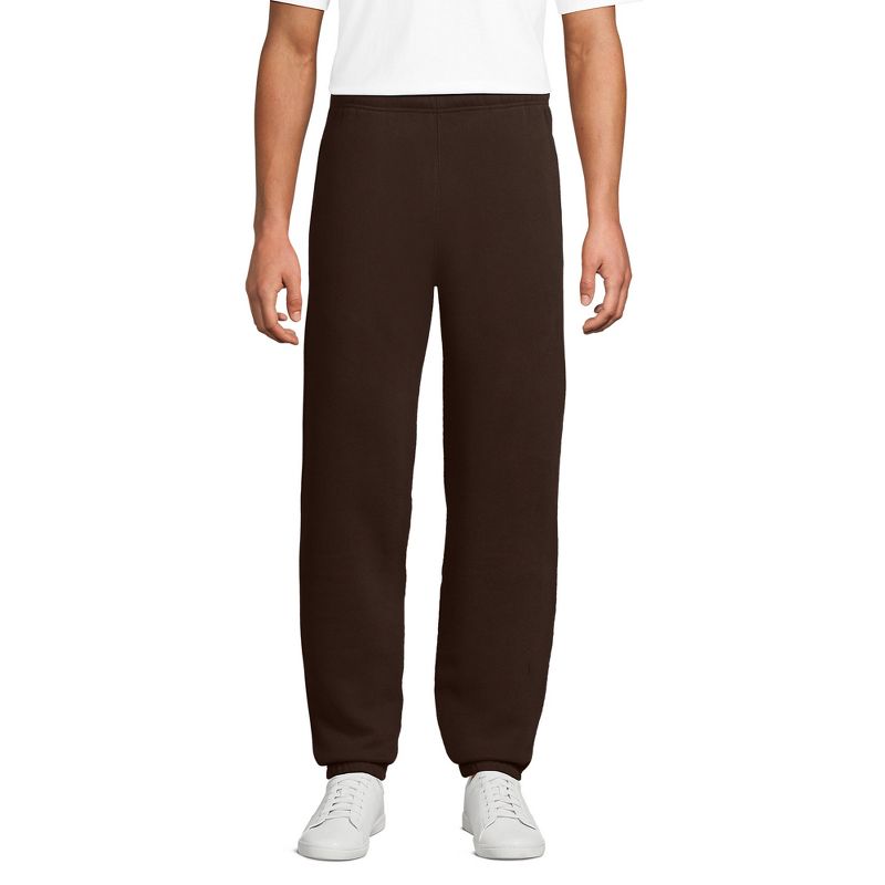 Lands' End Men's Serious Sweats Jogger Pant - X Large - Rich Coffee