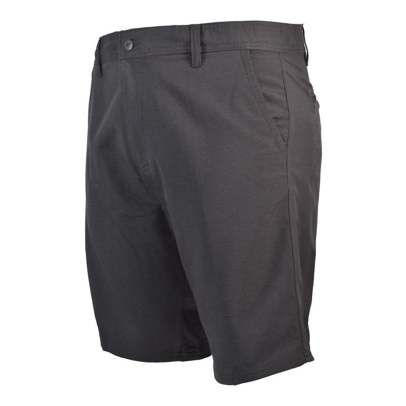 Burnside Men's Performance Stretch Cotton Blend Golf Shorts | Charcoal 34