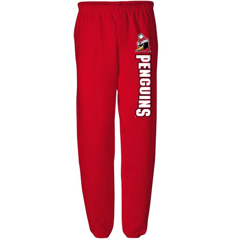 Men's Campus Lab Youngstown State University Officially Licensed Apparel - School Color Jogger Sweatpants Red Medium