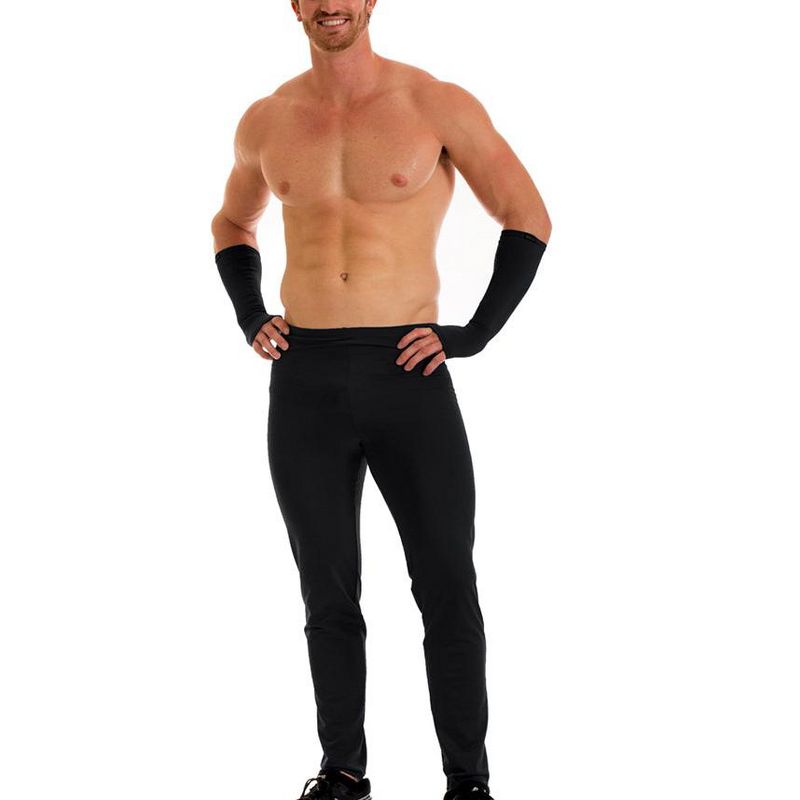 Insta Slim Men's Compression Activewear Pants MA2210 Black Size L