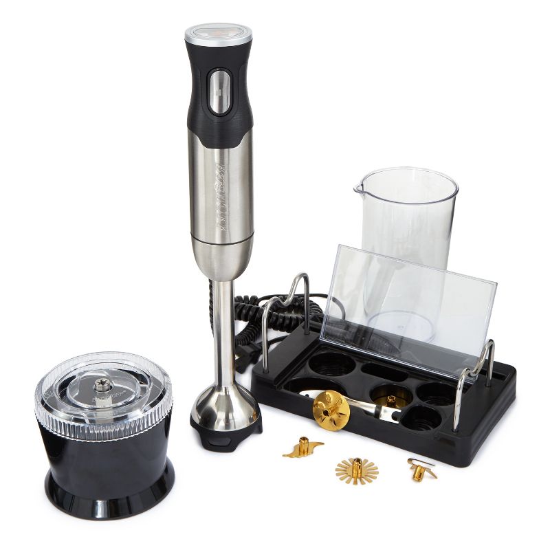 BergHOFF X5 Pro Handheld Food Processor With 5 Multifunctional Blades and Grinder