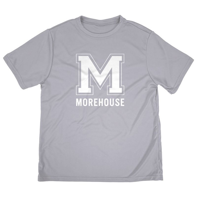 Boys' Morehouse College Sport T-Shirt Primary Logo Athletic Heather X Small