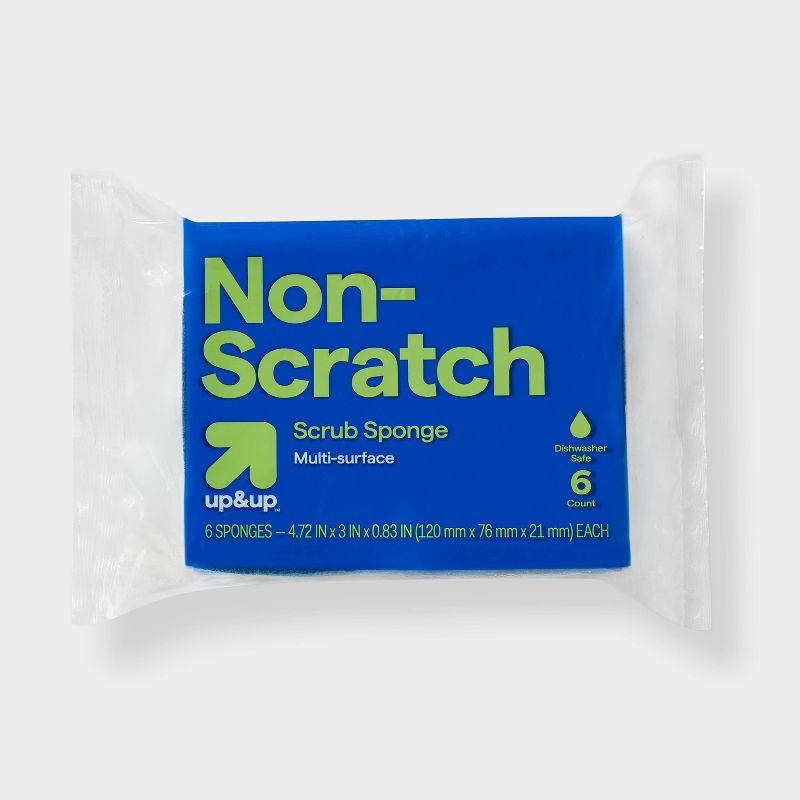 Non-Scratch Scrub Multi-Surface Sponges - 6ct - up&up™