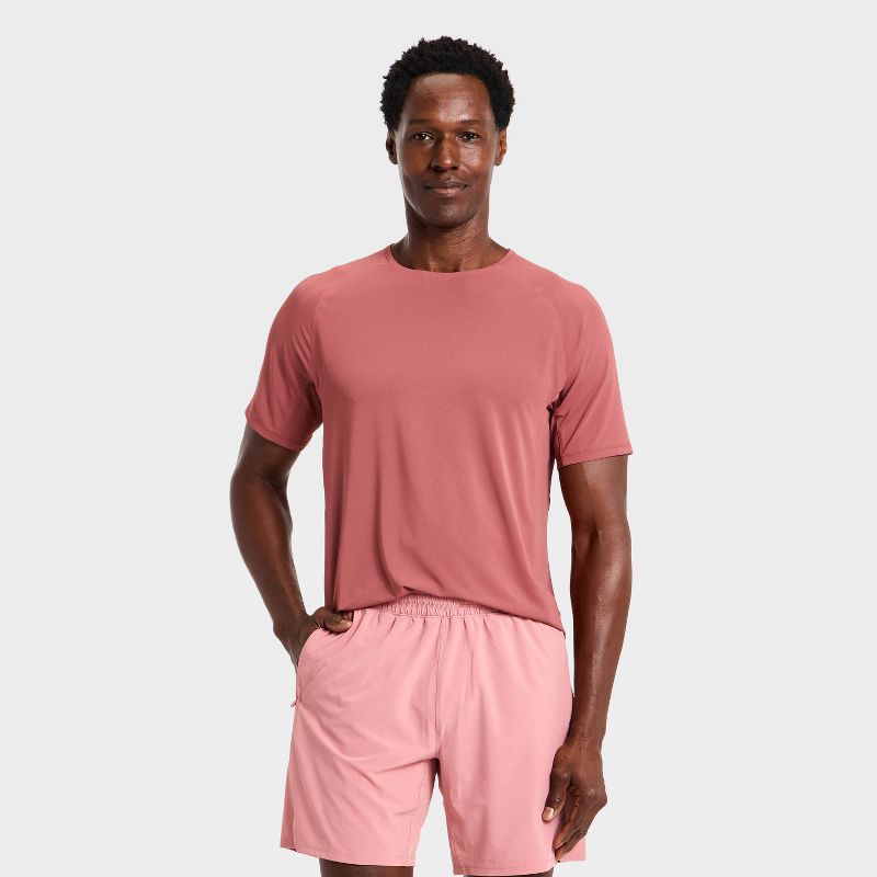 Men's Elevated Run T-Shirt - All In Motion™ Ruby Red S