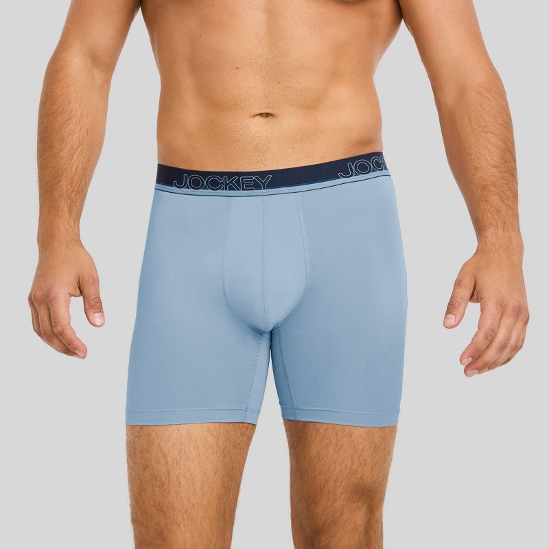 Jockey Generation™ Men's 3pk Infinite Cool Boxer Briefs - Navy/Shower XL