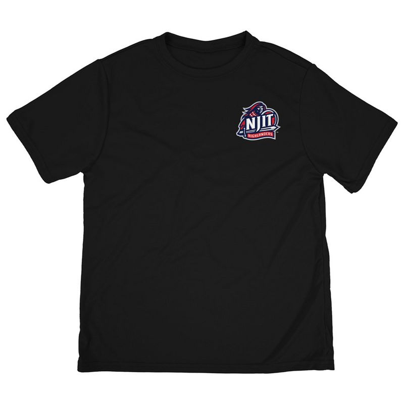 Boys' New Jersey Institute of Technology Sport T-Shirt Left Chest Logo Black X Small