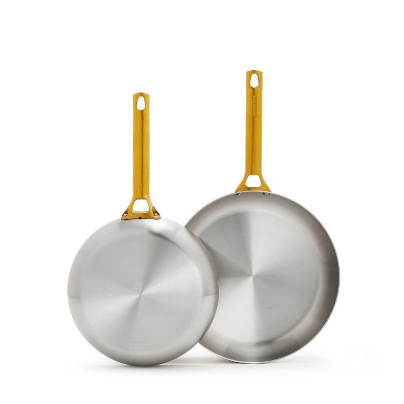 GreenPan (10" and 12") Reserve Stainless Steel Fry Pan Set