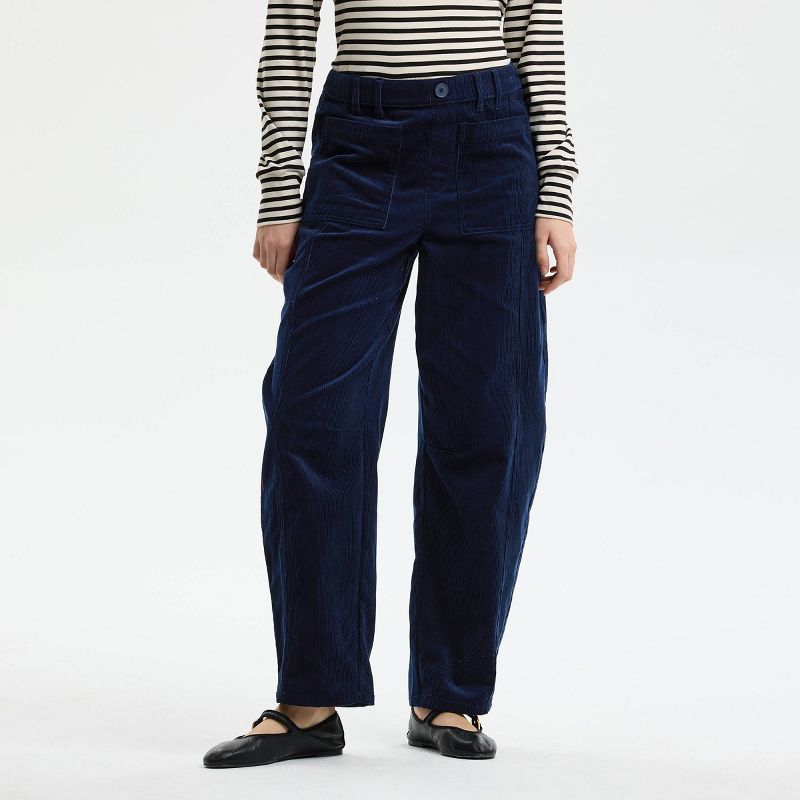 Women's Tapered Leg Cargo Pants - Universal Thread™ Blue XL