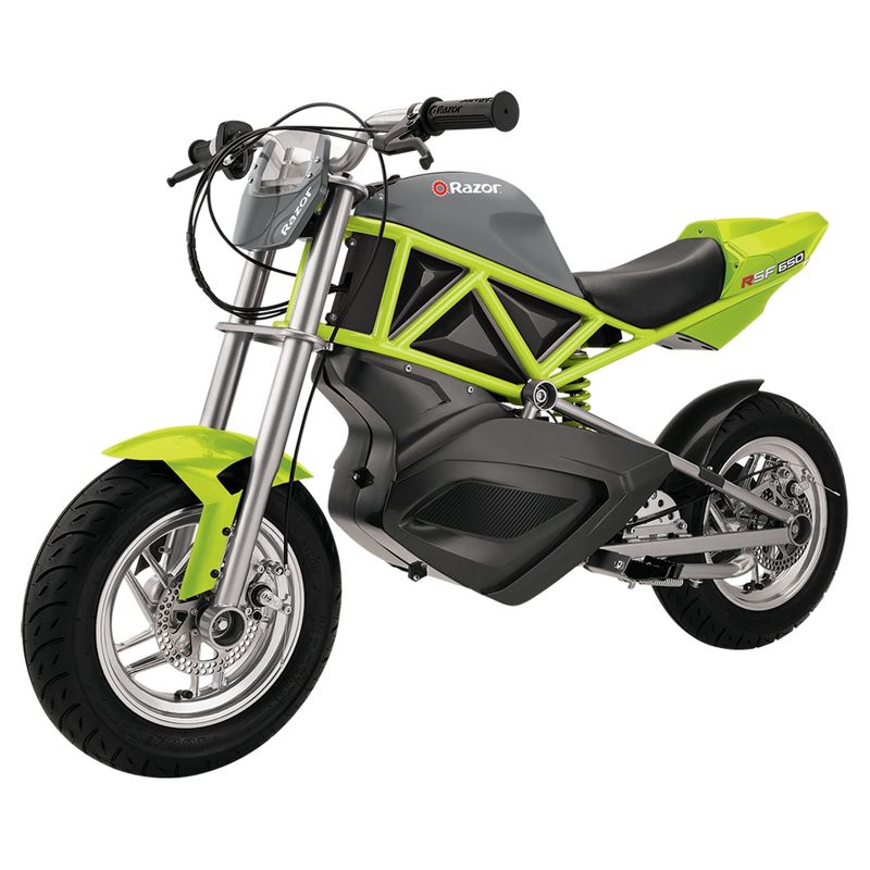 Razor RSF650 Electric Bike with Pneumatic Tires, Chain Driven Motor, and Hidden Compartment Supports 220 Pounds and Speeds of 17 Miles per Hour
