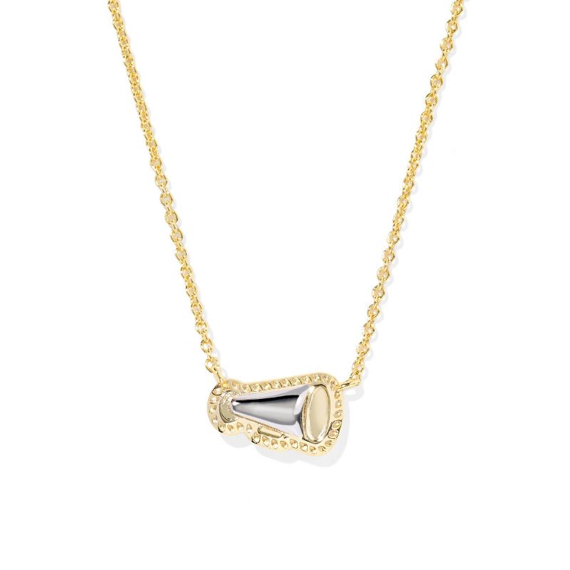 Kendra Scott Metal Cheer Pendant Necklace - Gold/Silver