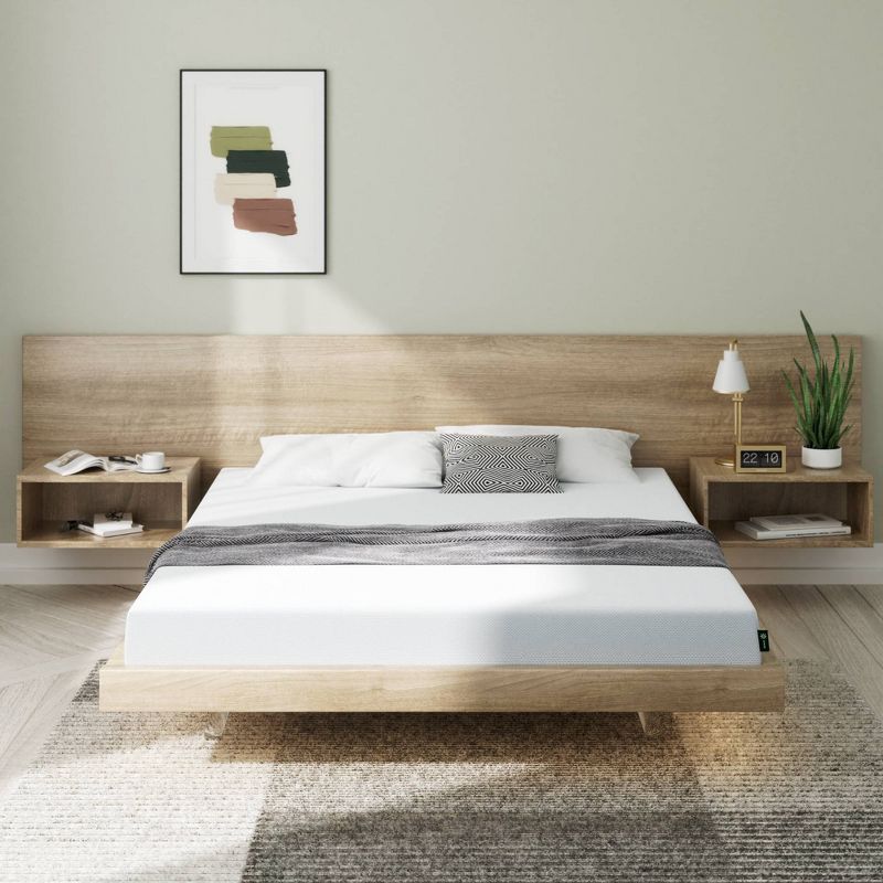 Zinus 6" Gel Memory Foam Mattress - Queen: Medium Firm, Cooling Technology, CertiPUR-US Certified, Off-White