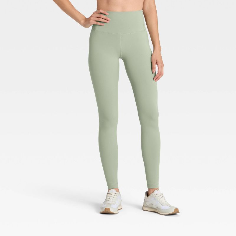 Women's Dynamic Flex High Rise Leggings - All In Motion™ Sage Green XXL
