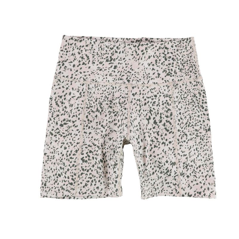 n:philanthropy Womens Biker Athletic Workout Shorts, brtc, Small