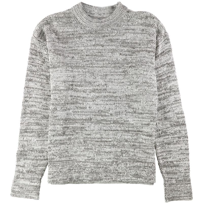 Perry Ellis Mens LS Bradley Pullover Sweater, brightwht, Small