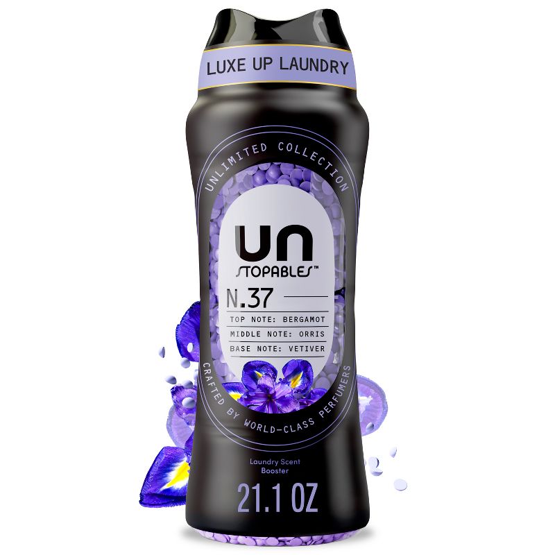 Downy Unstopables Unlimited Scent Booster Beads Laundry Additives - Bergamot Orris Vetier - 21.1oz