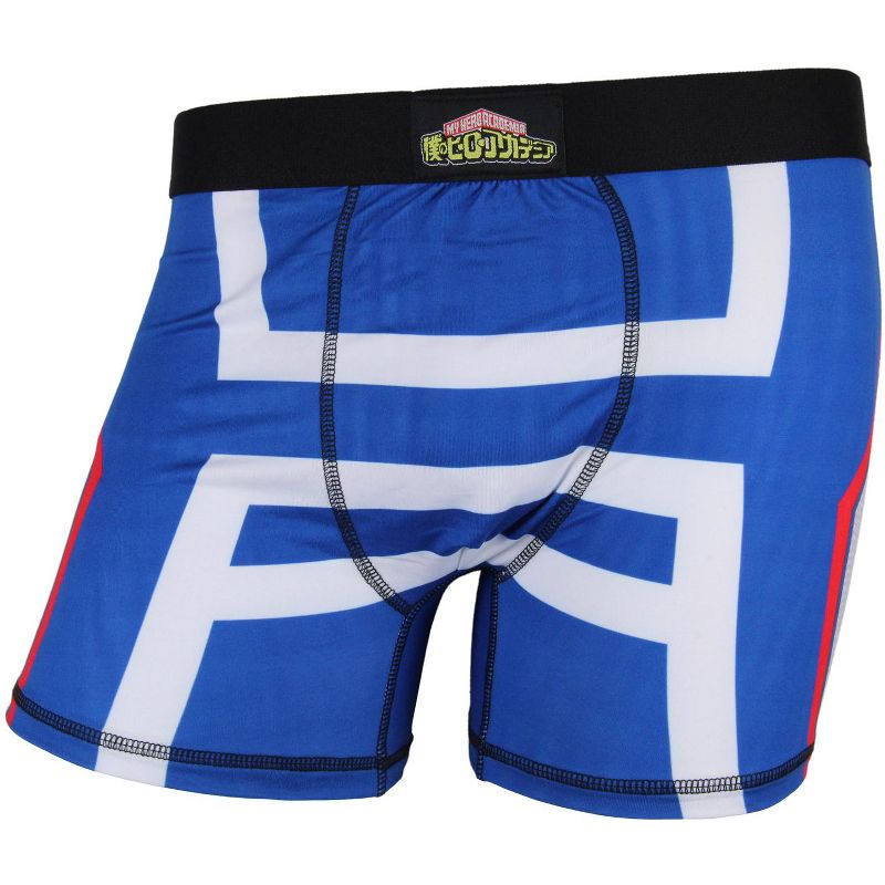 My Hero Academia Men's UA High School Training Suit Boxer Briefs Underwear (LG)
