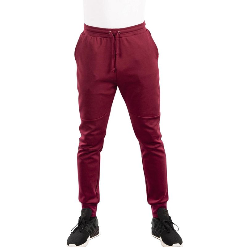 CITYLAB Men's Atheltic Performance Fleece Jogger Pants BURG-XL