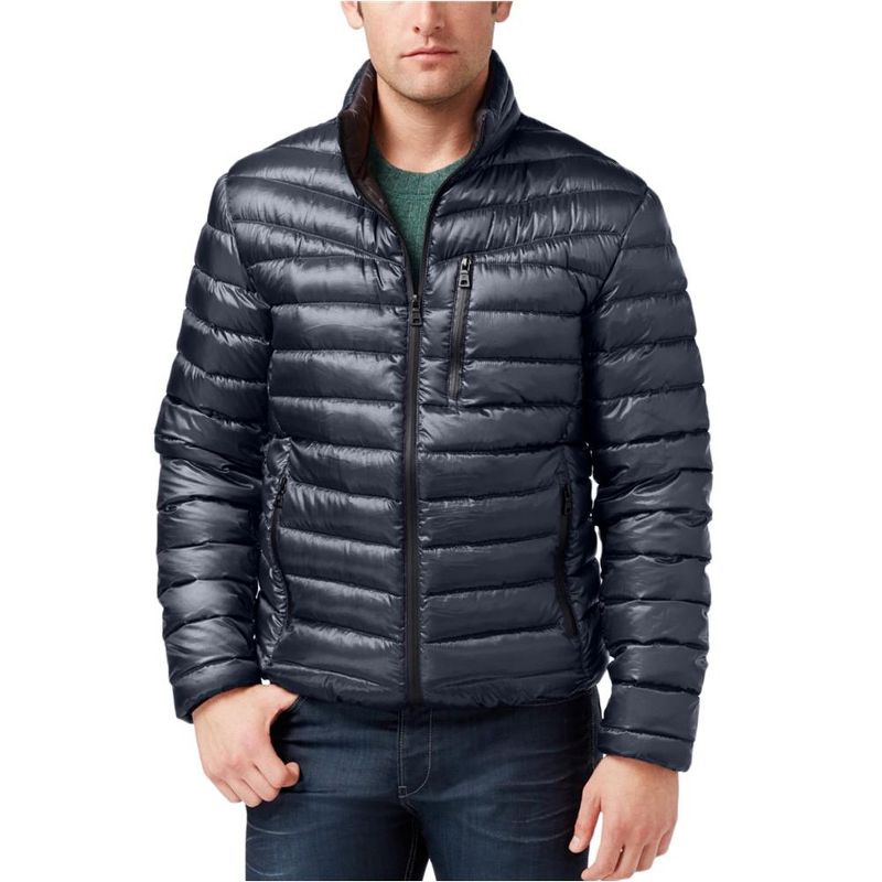 I.N.C International Concepts Mens Down Puffer Jacket, iridcavr, XX-Large