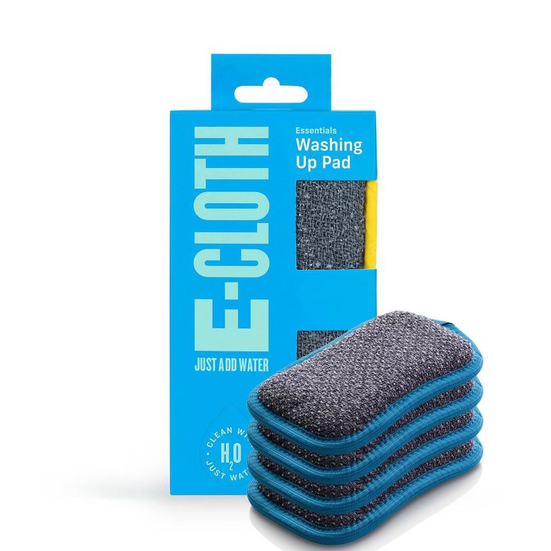 E-Cloth Washing Up Pad - Blue - 4pk