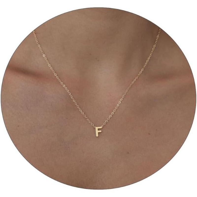 Delicate Heart Pendant Necklace, 14K Gold Plated Dainty Chain, Gift for Women