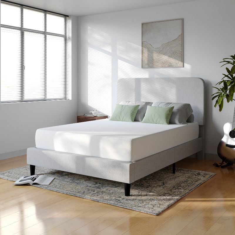 Emma and Oliver Three-Layer Memory Foam Queen Mattress with Green Tea Infusion and Cooling Gel