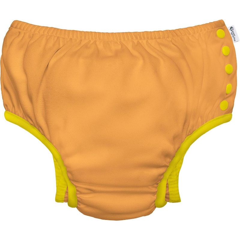 green sprouts baby toddler Eco Snap Swim Diaper - Safety Orange - 12mo