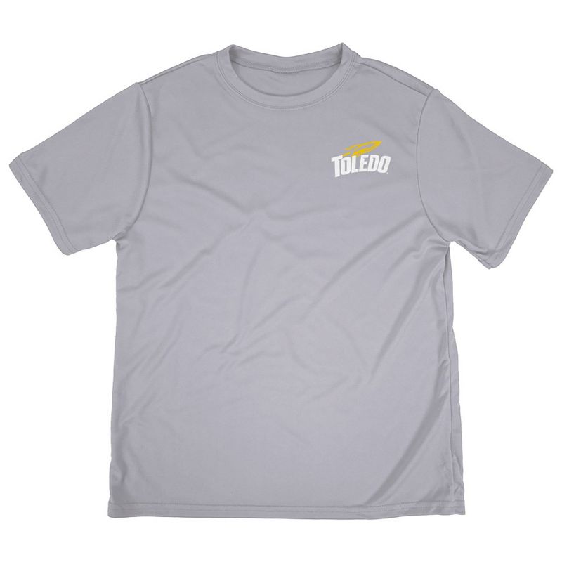 Boys' The University of Toledo Sport T-Shirt Left Chest Logo Athletic Heather X Large